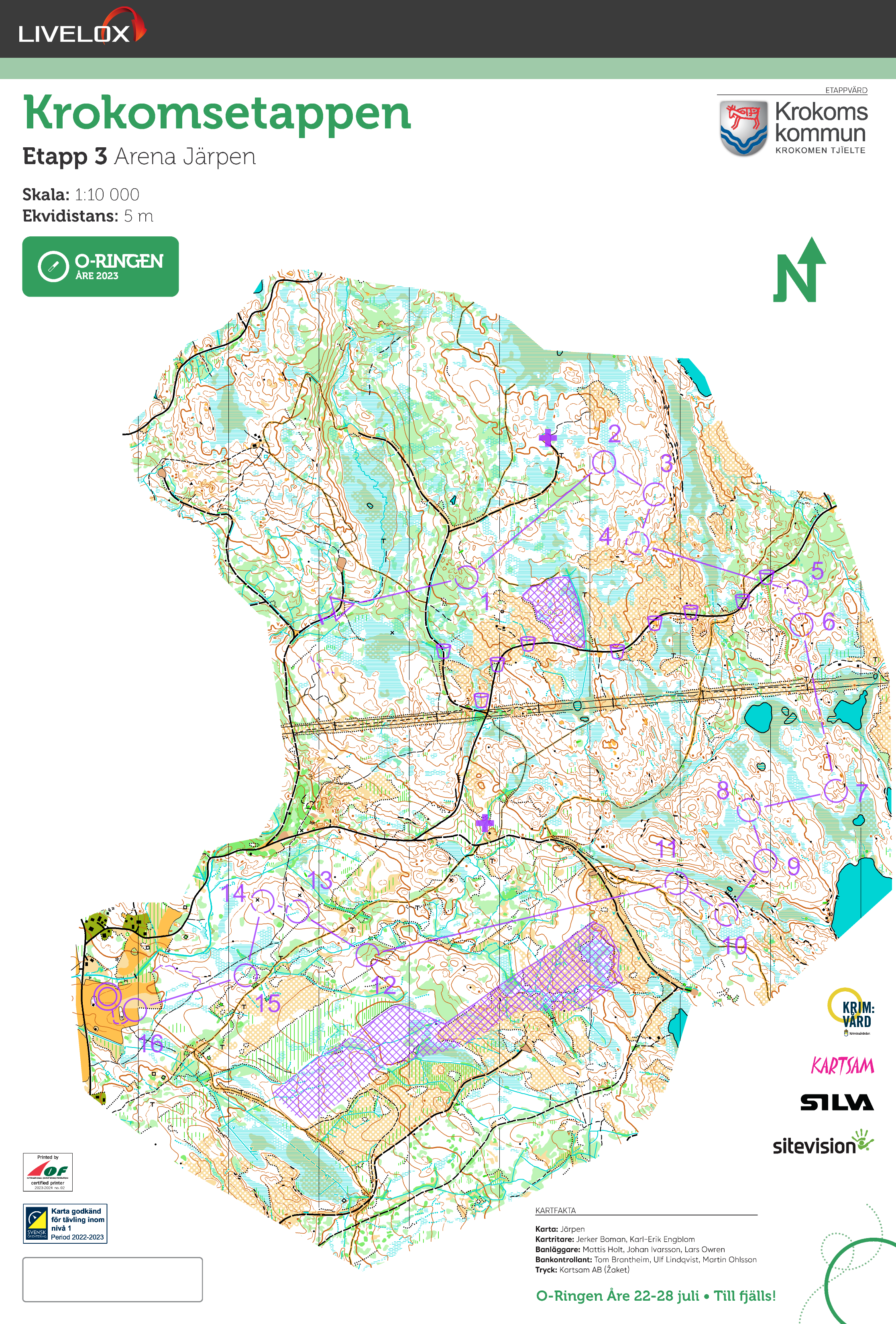 O-Ringen Åre Etapp 3, Svår 7,5 (26/07/2023)