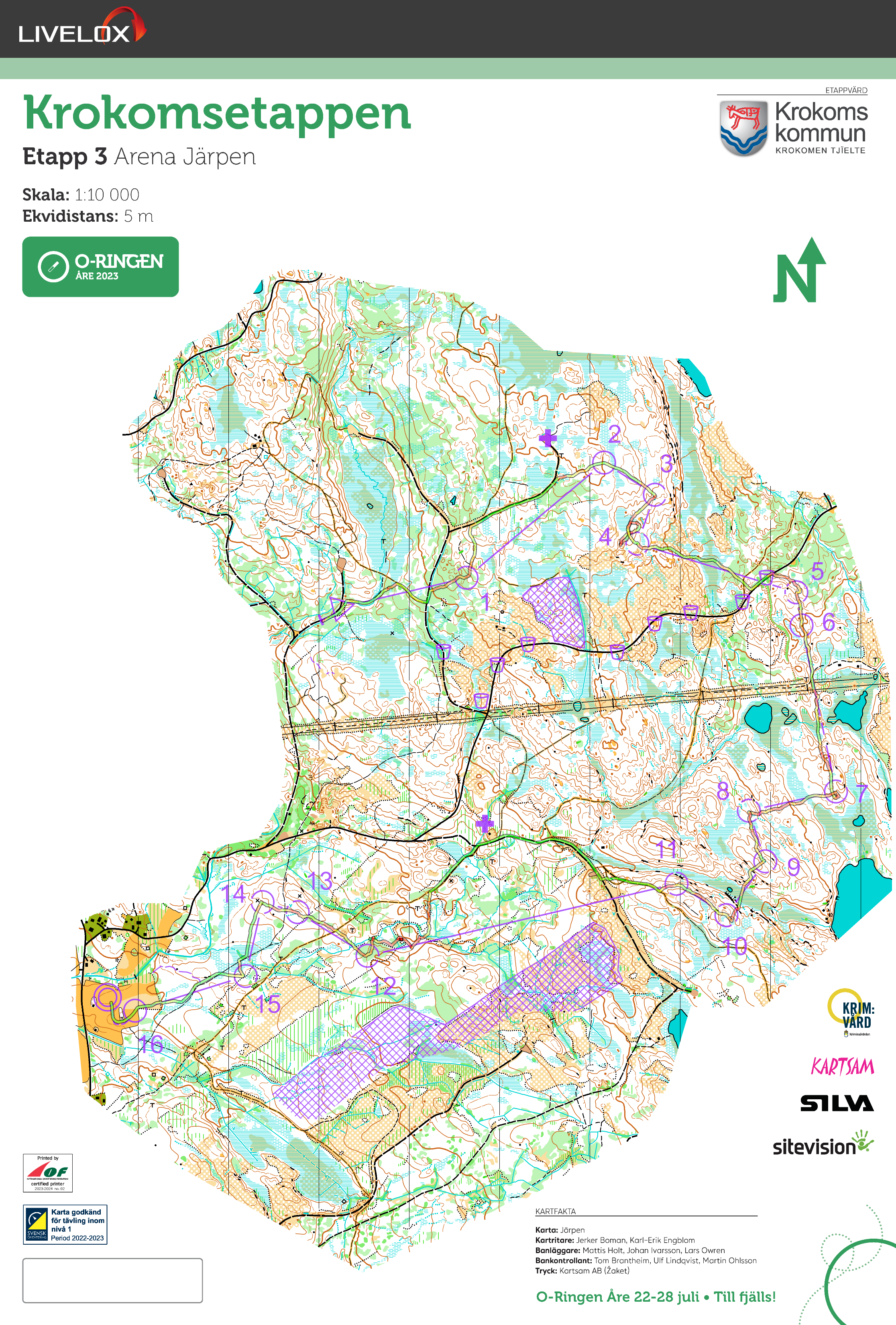 O-Ringen Åre Etapp 3, Svår 7,5 (26/07/2023)