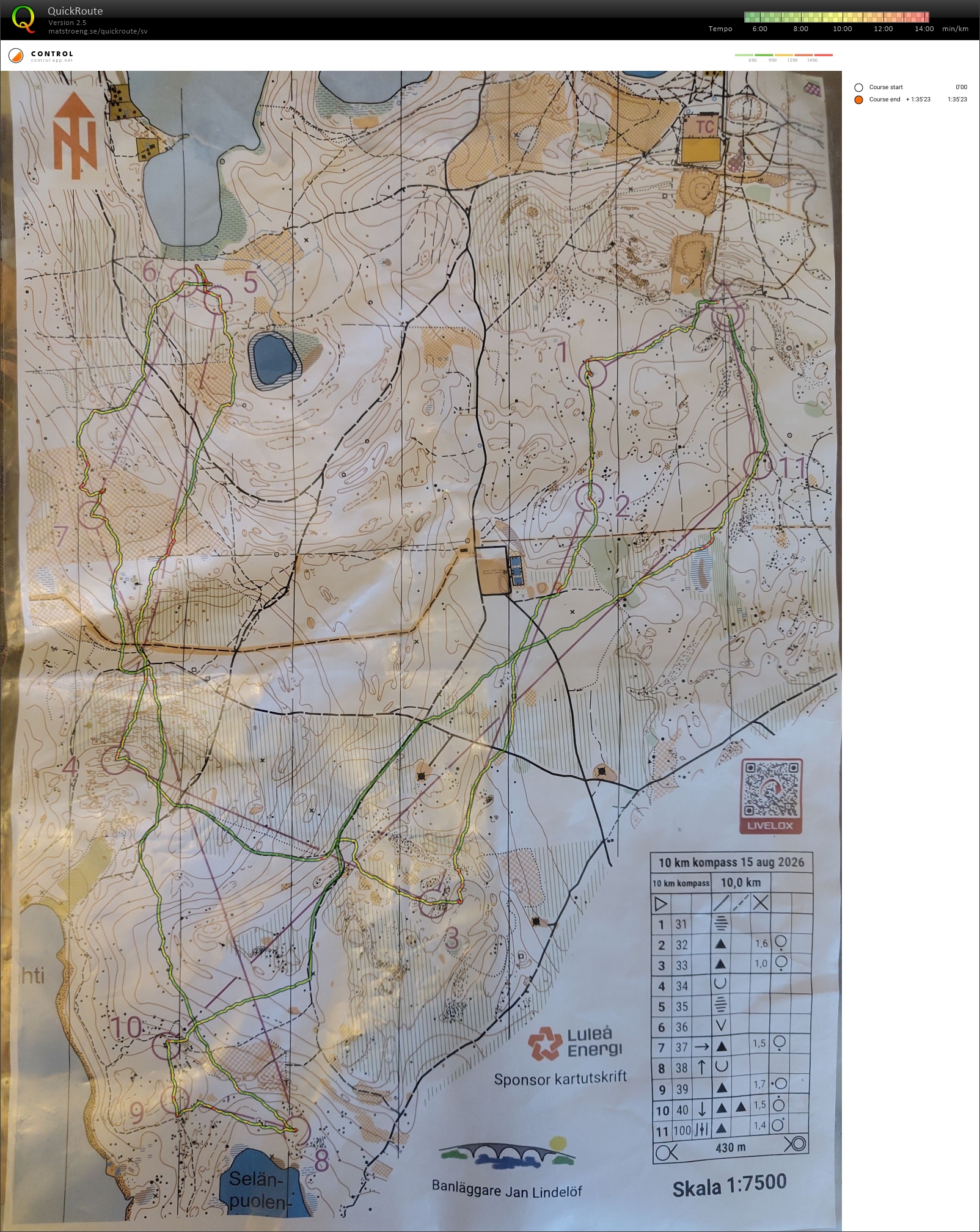 10 km kompass (15/08/2026)