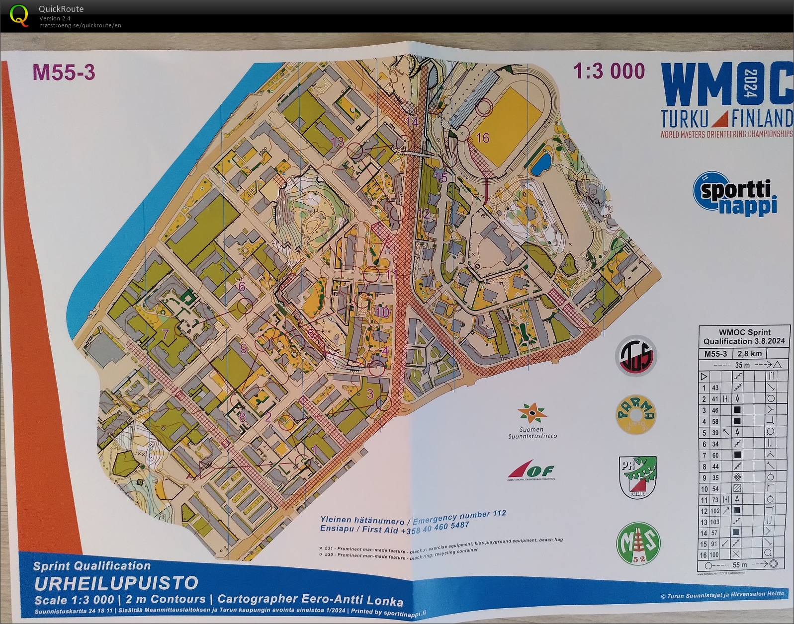 WMOC 2024 Sprint Q (03/08/2024)