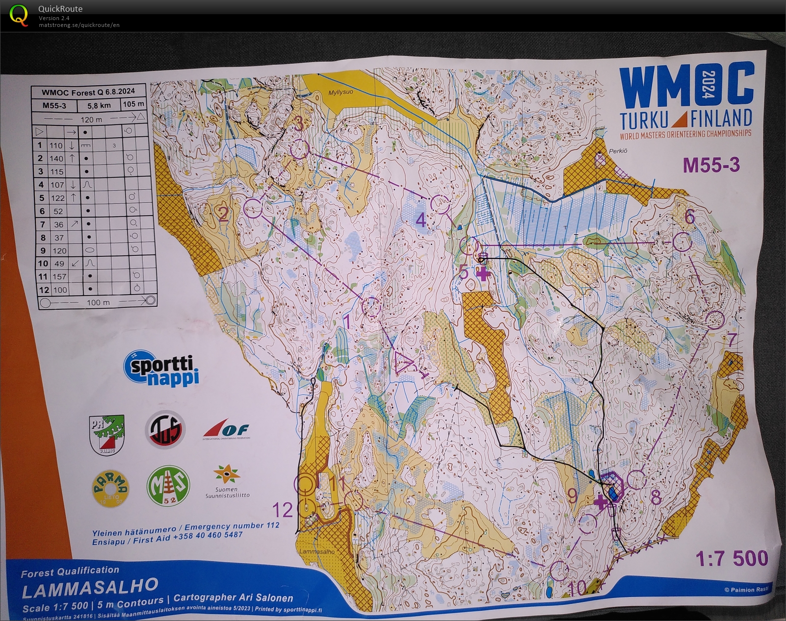 WMOC Forest Qualification (06.08.2024)