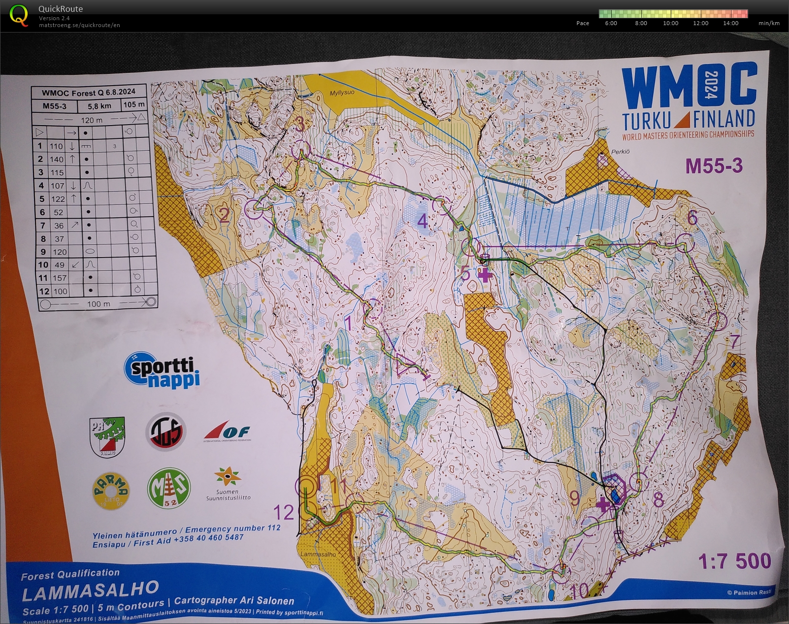 WMOC Forest Qualification (06.08.2024)