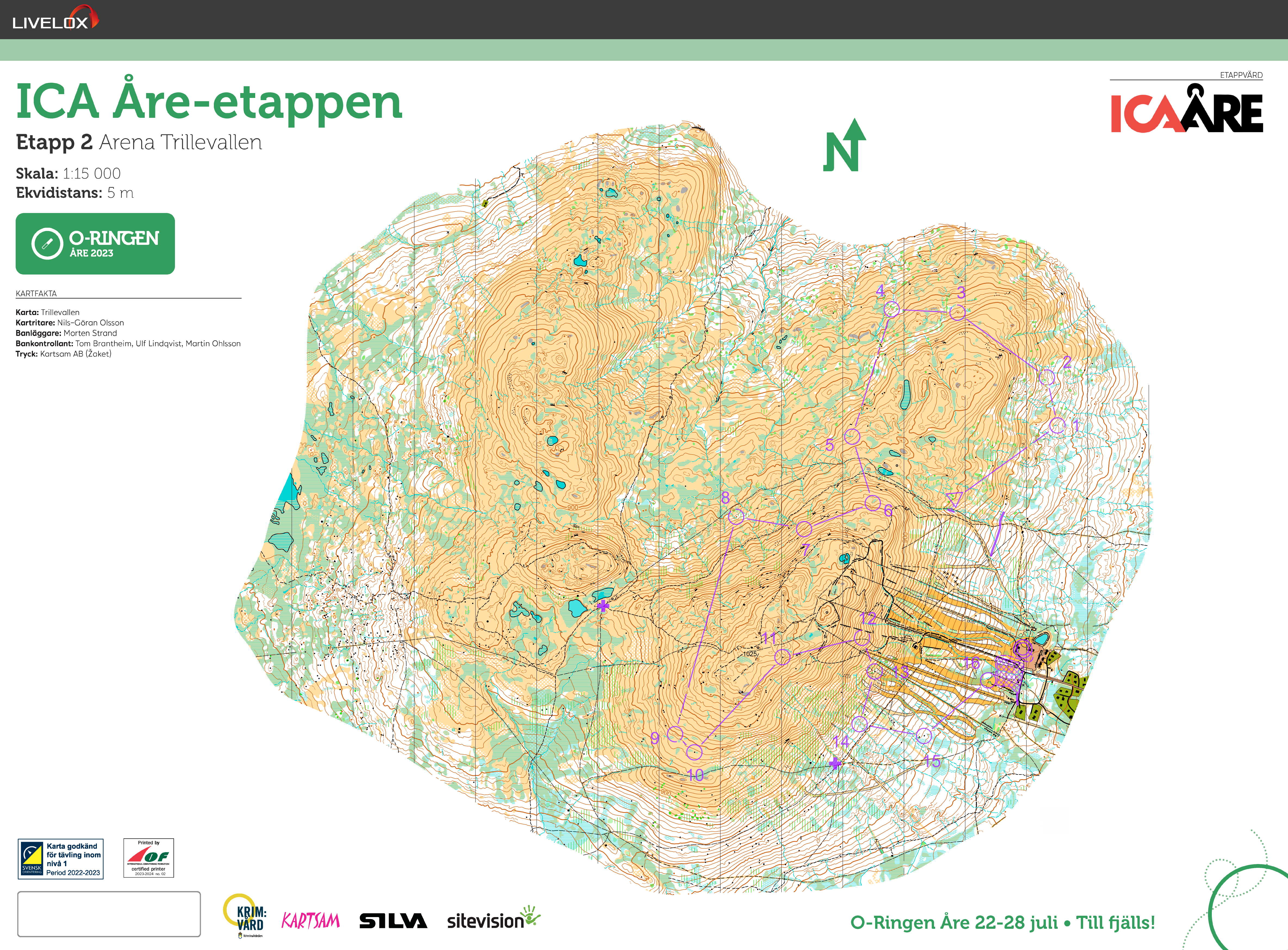 O-Ringen Åre Etapp 2, Svår 7,5 (24/07/2023)
